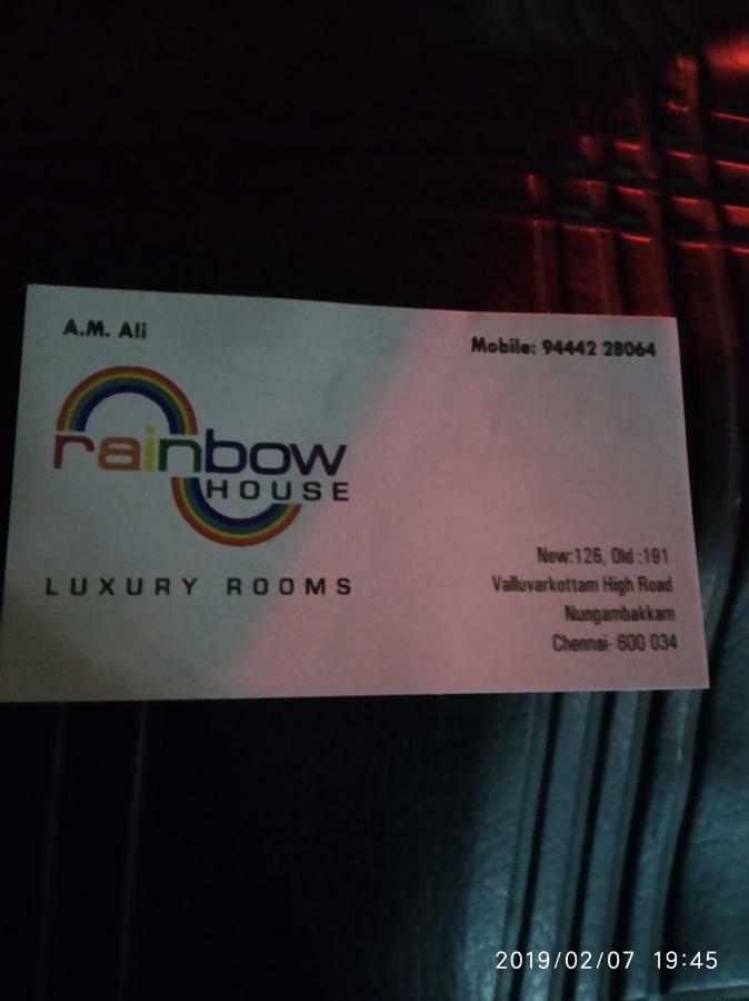 Rainbow House Luxury Rooms เชนไน ภายนอก รูปภาพ